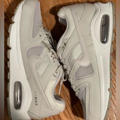 Womens Nike Air Max Command - Light Bone/ White (397690 018) Nike Shoes Womens, Nike Air Max Command, Womens Nike Air Max, Nike Air Max For Women, Womens Nike, Bone White, Shoes Womens, Air Max, Nike Air Max