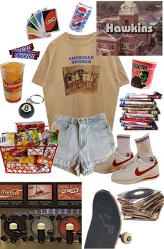 Stranger Things 3 Outfits, Stranger Things Aesthetic Outfit Ideas, 80s Outfit Moodboard, Stranger Things Outfits Aesthetic, Stranger Things Wardrobe Shifting, Stranger Things Wardrobe, Stranger Things Dr Clothes, 80s Clothes Aesthetic Stranger Things, Stranger Things Shifting Outfits