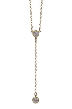 crystal lariat - cz Elegant Dangle Gemstone Lariat Necklace, Elegant Lariat Crystal Necklace With Natural Stones, Adjustable Gold Lariat Crystal Necklaces, Gold Crystal Lariat Necklace, Gold-tone Long Lariat Necklace With Chain, Kei Jewelry, Pearl Lariat, Cube Necklace, Multi Pendant