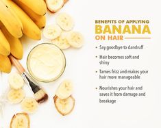 Benefits of Banana for Hair Hair Facts, Essential Oils For Pregnancy, Banana Benefits, Garden Remedies, Banana For Hair, Hair Dandruff, Organic Remedy, Diy Hair Care, Hair Growth Tips