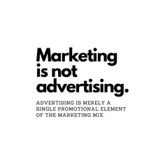 advertising is merly a single promotional element of the marketing mix, and it's very important