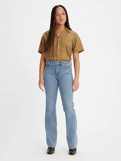 726 High Rise Flare Women's Jeans - Medium Wash | Levi's® US Starry Eyed, Jeans Levis, Comfortable Jeans, Form Design, Jeans Light, Cute Everyday Outfits