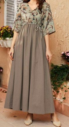 Loose Sleeves Design, Clothing Pattern Design, Simple Frock Design, Simple Frocks, Latest Dress Design, Beautiful Casual Dresses, Fashion Sketches Dresses, Modest Dresses Casual, Fancy Dresses Long