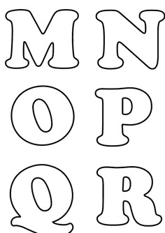 the letters m, o, and p are outlined in black ink