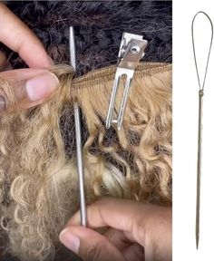 PRICES MAY VARY. This thin needle was designed to easily slide easily under cornrows to crochet weft human hair bundles and synthetic hair extensions Can be used for interlocking locs and other hair styles such as crochet braids, twists, braids & sew ins Loop Material: Stainless Steel Handle Material: Aluminum This thin needle was designed to easily slide easily under cornrows to crochet weft human hair bundles and synthetic hair extensions. Unisex Hairstyles, Interlocking Locs, Illusion Crochet, Haircut Tutorials, Human Hair Crochet, Twists Braids, Hair Feathers, Crochet Needle, Crochet Hair Extensions