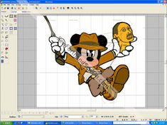 an image of a cartoon character with a baseball bat in his hand and a hat on his head