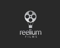 the logo for reelium films, which is designed to look like an old movie camera