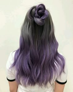 ⚅P_H⚅ Dyed Hair Pastel, Ombre Bob, Dyed Hair Purple, Dip Dye Hair, Dye Hair, Hair Ombre, Hair Color Purple, Dye My Hair