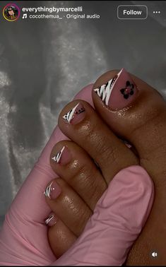 Toenail Ideas, Pedicure Nail Designs, Pretty Toe Nails, Cute Toe Nails