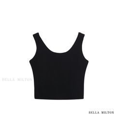 Bellamilton - Sleeveless Camisole Style Seamless White Bustier, Wire-Free with Light Padding for a Shapely Silhouette Short Blouse, White Bustier, Short Blouses, Steel Ring, Wrap Top, Types Of Collars, Short Tops, Push Up, Layering