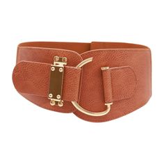 PRICES MAY VARY. Color : Brown faux leather and stretch waistband fabric strap + gold metal hook buckle Belt Width : About 4" wide Size: Fit size Small - Medium 30"-37" Style: High waist / Hip Condition: Brand New Style : Fashion / Waist or Hip Condition : Brand New Color : Brown faux leather and stretch waistband fabric strap + gold metal hook buckle Size: One Size Belt - Adjustable Can Fit Size Small - Medium Waist Size: About 30" - 37" Belt Width : About 3 7/8" wide Brand New Trendy Urban Sup Dressy Style, Fancy Casual, Plus Size Belts, Fashion Feminine, Casual Dressy, Hip Style, Trendy Fashion Jewelry, Metal Fashion, Dressy Fashion