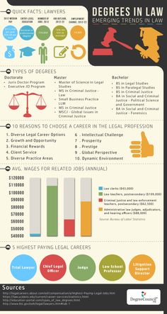 an info sheet describing the legal process in law