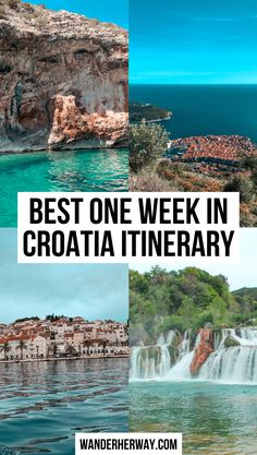 the best one week in croatia itinerary