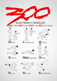 a poster showing how to do the 30 - minute workout