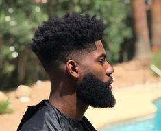 Cabelo Black, Hair Growth Patterns, Beard Line, Short Hair With Beard, Natural Hair Men, Male Hairstyles