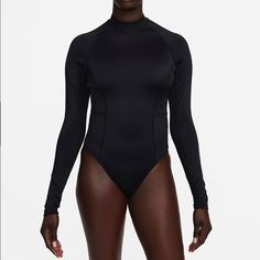 Brand New With Tags. Nike Hydra Lock Fusion Long Sleeve One Piece Swimsuit Nike Swim, Nike Black, Black Nikes, Womens Swim, One Piece Swimsuit, Nike Women, Swimming, One Piece, Nike