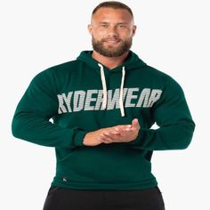 BLOCK FLEECE PULLOVER HOODIE   FOREST GREEN  UNISEX  Easy 30 day return policy Summer Bodies, Hoodie Hood, Warm Down, Compression Tights, Summer Body, Essential Items, Black Fleece, Gym Shirts, Oversize Hoodie