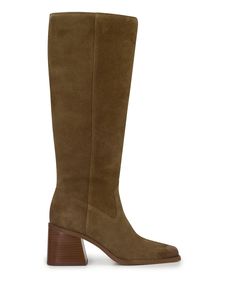 Sangeti Wide Calf Boot Suede Square Toe Boots, Narrow Calf Boots, Kitten Heel Slingbacks, Extra Wide Calf Boots, Flat Platform Sandals, Vince Camuto Boots, Tall Brown Boots, Fall Clothing, Tall Boot