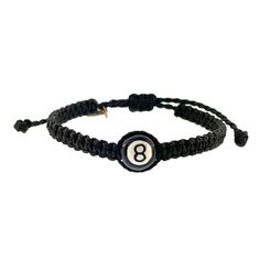 Black Magic 8 Ball Waxed Thread Friendship Bracelet by Ruigos Make your style incomparable and unique with this beautiful bracelet featuring striking colors beads and a Silver Sterling 925 Magic 8 Ball charm. Material: High Waxed thread Charm: Magic 8 Ball Charm adjustable size Please Note: The color may be slightly different from the picture due to the different display device. Amber Accessories, Ball Aesthetic, Magic 8 Ball, Grunge Accessories, White Nike Shoes, Thread Bracelets, Ball Bracelet, Styles P, 8 Ball