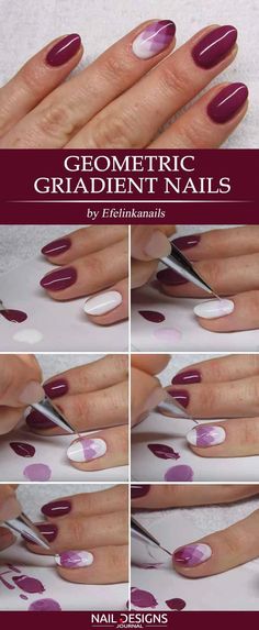 Want some easy nail designs to do at home and stop spending money at nail salons? We will show you how to create them in few steps. How To Do Designs On Nails At Home, Super Easy Nail Designs, Nail Designs Diy, Nail Art Fleur, Nail Designs Easy Diy, Easy Nail Designs Summer, Easy Nail Designs, Season Nails, Geometric Gradient