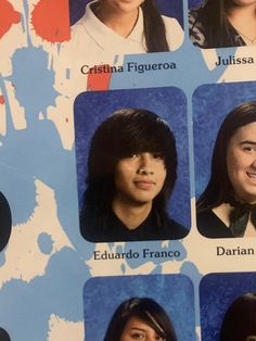 a group of people with different hair styles