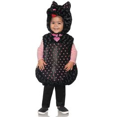 Get your little one ready for Halloween or any dress-up occasion with the adorable Kitty Belly Baby Toddler Costume! Your child can become the cutest kitty in the neighborhood, and have a ton of fun while doing it! The costume features a soft and plush tunic that's easy to put on and take off. It's designed to keep your little one cozy and warm, and it's made from high-quality materials that are gentle on your toddler's skin. This costume is perfect for Halloween, birthday parties, or any other Toddler Cat Costume Diy, Toddler Black Cat Costume, Toddler Kitty Costume, Toddler Girl Cat Halloween Costumes, Kids Leopard Costume, Cute Toddler Halloween Costumes, Halloween Birthday Parties, Toddler Costumes Girl, Toddler Pictures