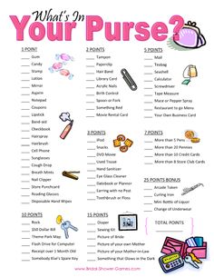 what's in your purse? printable activity for kids to learn how to use it