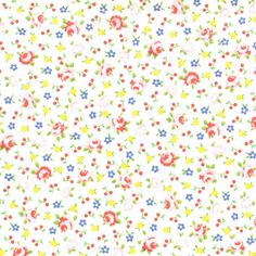 a white background with colorful flowers and stars