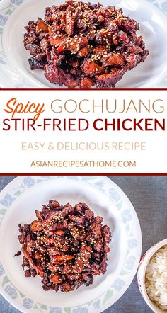 spicy gochuang stir - fried chicken is an easy and delicious recipe