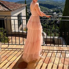 Perfect Condition. Stunning Gown Pink Tulle Gown, Tulle Gown, Stunning Gowns, Pink Tulle, Rose Pink, Pink Roses, Wedding Dresses, Womens Dresses, Pink