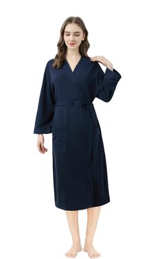 PRICES MAY VARY. 【LUXURY QUALITY】The womens lightweight robes is made of high quality cotton blend.Top craftsmanship,good stitchingt,strong and durable.It's a great choice for you after a shower,spa,or just hanging out at home.The WiNDS DREAM bathrobe will make every day feel like a relaxing spa day. 【SOFT ABSORBENT】The summer robes for women is made of 25% cotton 75% polyester cotton blend.Skin friendly breathable,absorbs water well.It keeps super soft and comfortable after many washes.No shrin Shower Spa, Robes For Women, Lounge Robes, Spa Shower, Women's Robe, Water Well, Kimono Style, Womens Robes, Navy Pink