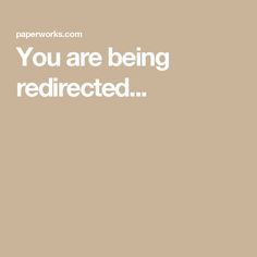 the words you are being redirected written in white on a beige background with a black and white border