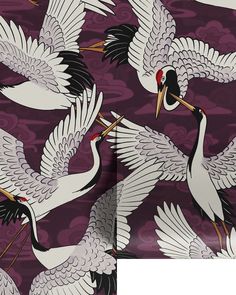 two white cranes are flying in the air with long beaks on their necks and legs