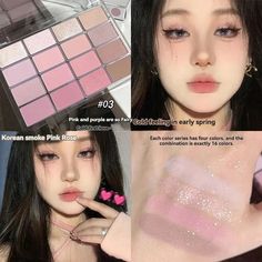 Eyeshadow Palette Low Saturation Matte Pearlescent Fine Glitter Pseudo Vegan Makeup Clear Daily 16 Colors Eyeshadow Type: Eye Shadow Choice: yes Korean Princess, Queen Size Comforter, Vegan Makeup, Princess Style, Bed Styling, Eye Shadow, Trending Decor