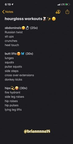 an image of a black background with emoticions and text that reads, nouricies workouts