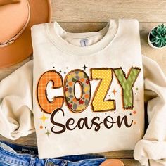 Embroidery Fall, Fall Sweaters For Women, Autumn Png, Fall Graphic, Fall Sublimation, Cozy Season, Fall Png, Pull Sweat, Trendy Fall