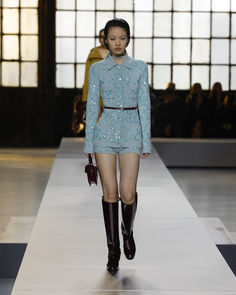 Gucci Dress Runway, Gucci Fw24, Dress Runway, Gucci Dress, Press Tour, Gucci Gucci