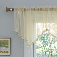 PRICES MAY VARY. SOFT TOUCH MATERIAL: One Order for 1pc Vintage Sheer Beaded Curtain Valance with Quality Polyester Fabric. Rod Pocket Easy to Install and Use. Fully Unfold Size is 51x24 Inches DUE TO DIFFERENT SCREEN DISPLAY, The Color of Actual Item May Vary Slightly Different From Images.NOTE HAND WASH ONLY,WASH MACHINE WILL DAMAGE THE TASSEL BEADS.If Tumble Dry the Wash Bag Will Be Needed. ELEGANT STYLE:This Fashion Beaded Window Treatment Curtain Valance With Classic Vintage Triangle Design Sheer Valances For Windows, Swag Valances For Windows, Farmhouse Window Valance, Boho Valances, Diy Valance, Sheer Valances, Window Treatments Sheer, Beaded Curtain, Farmhouse Window