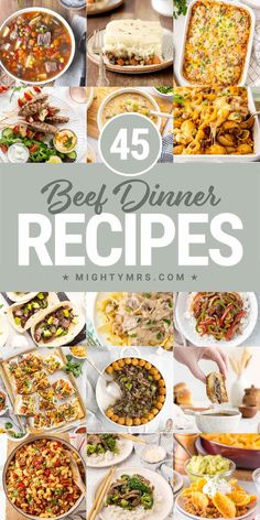 45 Beef Dinner Recipes