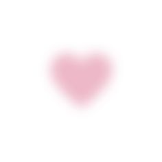 a pink heart shaped object on a white background