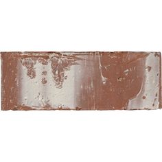 an old rusted metal sign on a white background