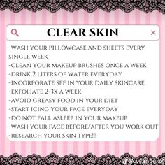 how to get clear skin, Victoria Secret beauty hacks, VS beauty routine, secrets, model, @.vsangelxo Get Clear Skin, Skin Washing, Healthy Skin Tips, Body Hacks, Skin Secrets, Victorias Secret Models