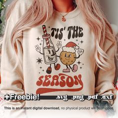 Retro Christmas Sweatshirt, Christmas Shirt Svg, Png Vintage, Christmas Words, Christmas Svg Files, Silhouette Png, Tree Svg, Christmas Sublimation, Christmas Bundle