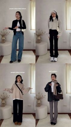 Coffe Outfits Casual Winter, Nice Rainy Day Outfit, Drama School Outfits, Japan Fits Fall, Simple Long Sleeve Outfits, Office Cute Outfit, What To Wear In Korea Autumn, Winter Outfits Semi Formal, Simple And Chic Outfits