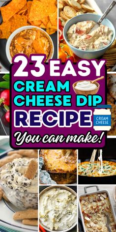 Dip into these creamy and flavorful cream cheese dips that are perfect for any occasion. Sides With Cream Cheese, Party Food With Cream Cheese, Whipped Cream Cheese Appetizer, Cream Cheese Ideas Appetizers, Savoury Dips Recipes, Cream Cheese Nacho Dip, Cream Cheese And Cocktail Sauce Dip, Cream Cheese And Sausage Dip, Animal Cracker Dip Cream Cheese