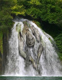 an image of a waterfall in the middle of a facebook page with caption that reads spirit falls, oregon