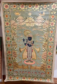 Pichwai, Painting, Shrinathji, goldwork Shree Nathji Painting, Srinathji Painting Pichwai, Shreenathji Wallpapers, God Frame, Shreenath Ji