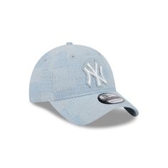 The New York Yankees Patch Denim 9TWENTY Adjustable Cap features an embroidered Yankees logo at the front panels against a denim patch fabrication and an adjustable D-Ring closure at the rear. Adjustable Denim Hat With Embroidered Logo, New York Baseball Cap, Blue Ny Hat, New York Yankees Hat, Blue Yankees Cap, Ny Cap, New York Yankee Beanie, Ny Hat, Yankees Logo