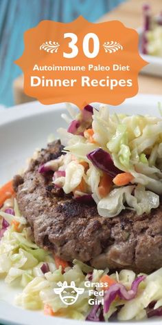 30 Autoimmune Paleo Diet Dinner Recipes | http://www.grassfedgirl.com/30-autoimmune-paleo-diet-healthy-dinner-recipes/ Paleo Diet Recipes Dinner, Paleo Snack, Diet Dinner Recipes, Auto Immune