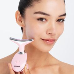 Meet your new beauty BFF – the Skin Gym LitLift EMS LED Tool! This high-tech facial device combines the benefits of vibrational massage , EMS , Therapeutic Warmth and LED Light Therapy to lift, sculpt, and target anti-aging and acne concerns, making this your new go-to for an instant skin pick-me-up. Skin Gym, Boost Circulation, Led Facial, Facial Devices, Skin Care Masks, Ice Roller, Beauty Guide, Facial Muscles, Led Light Therapy